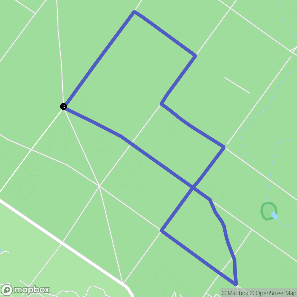 Clairefontaine-en-Yvelines : carte du parcours de randonnée - France