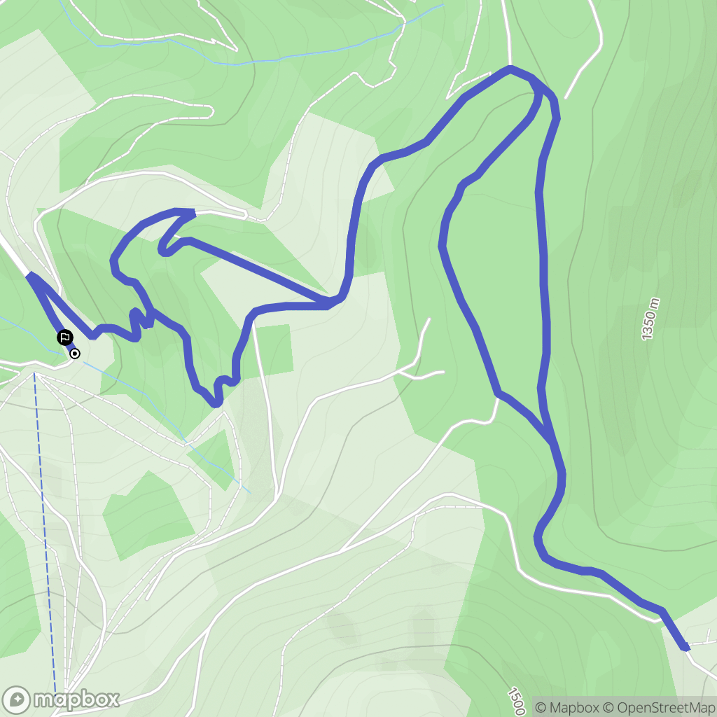 La Motte-d'Aveillans : carte du parcours de randonnée - France