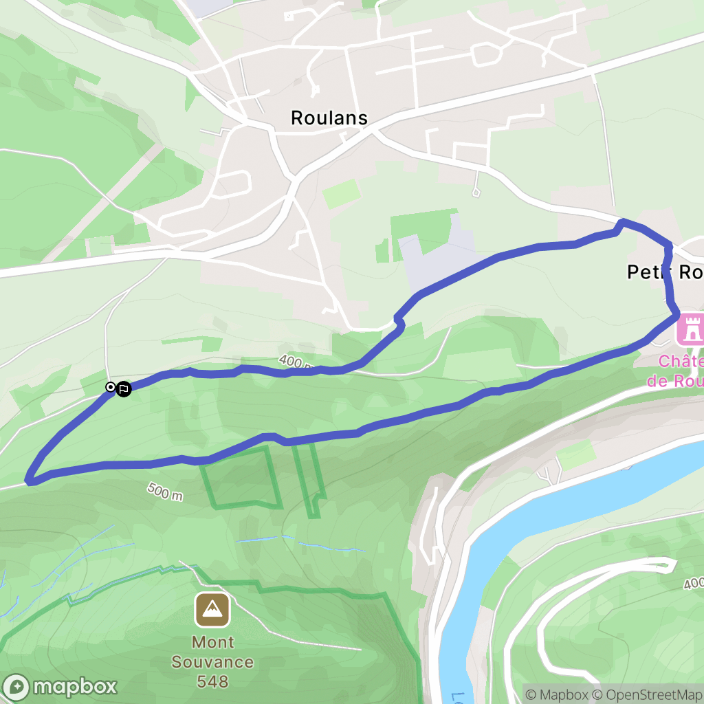 Roulans: routekaart voor buitenactiviteiten - France