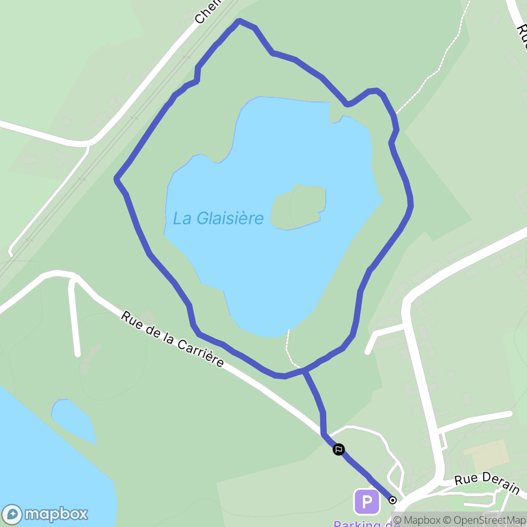 Nesles : carte du parcours de randonnée - France