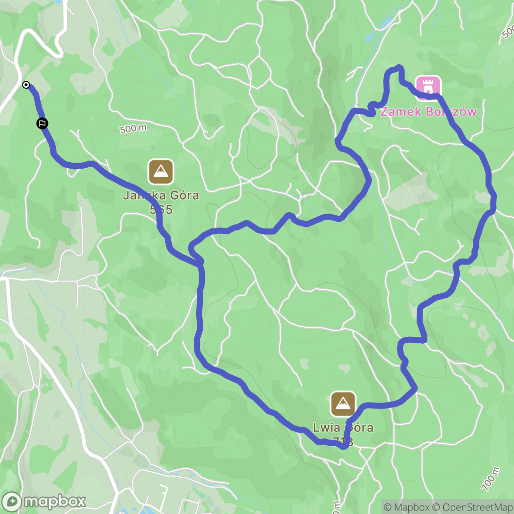 Karpniki: mapa trasy - Poland