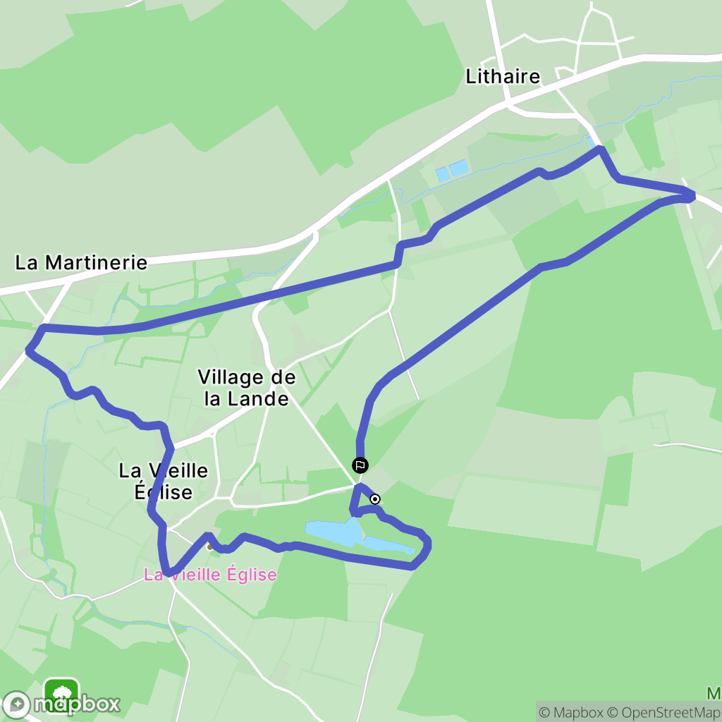 Montsenelle : carte du parcours de randonnée - France