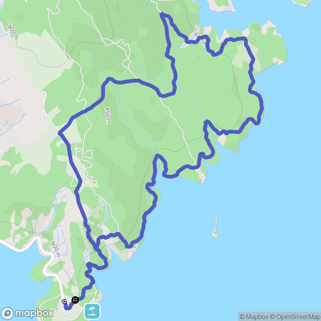 Chorges : carte du parcours de randonnée - France