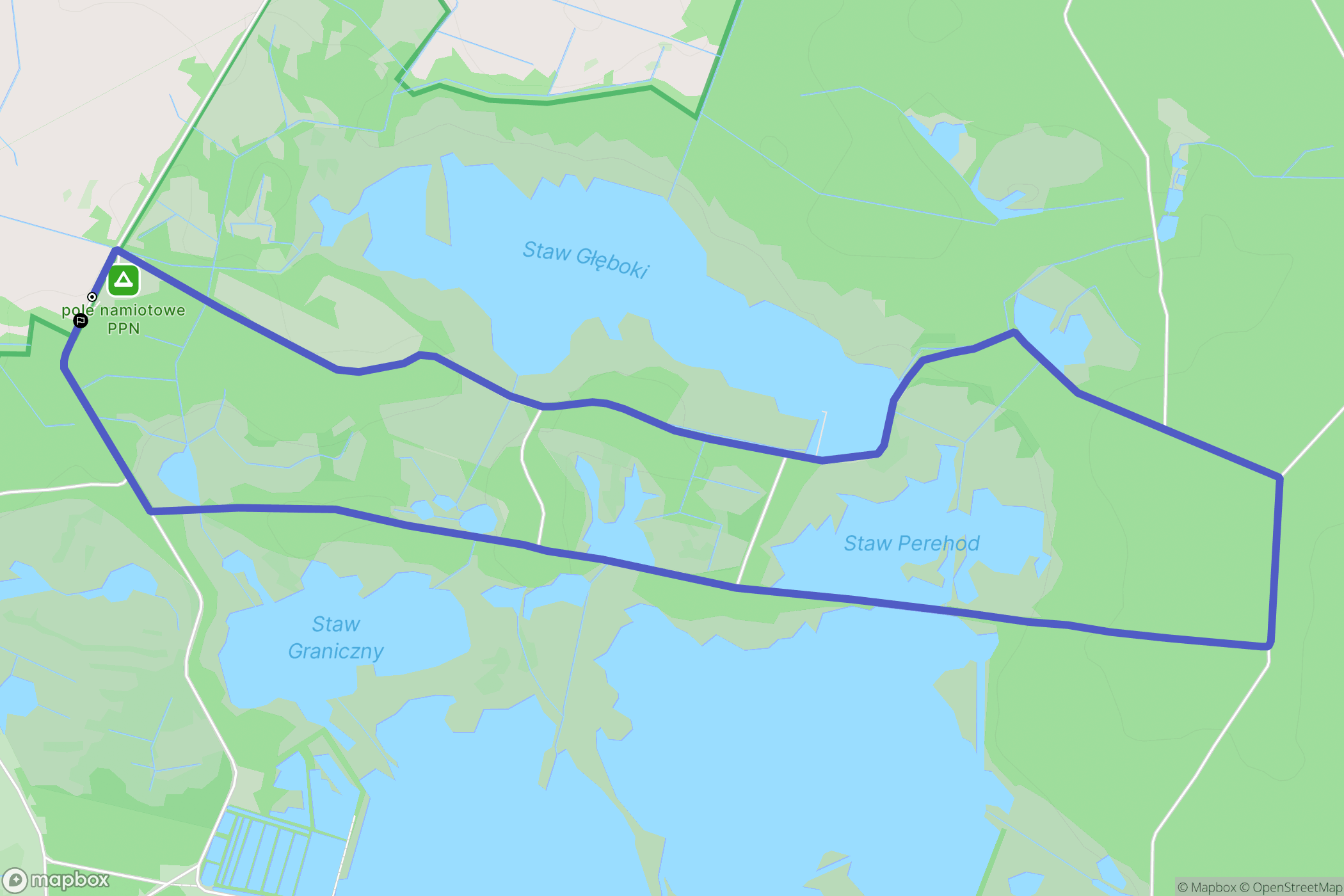 Pieszowola PGR: mapa trasy - Poland