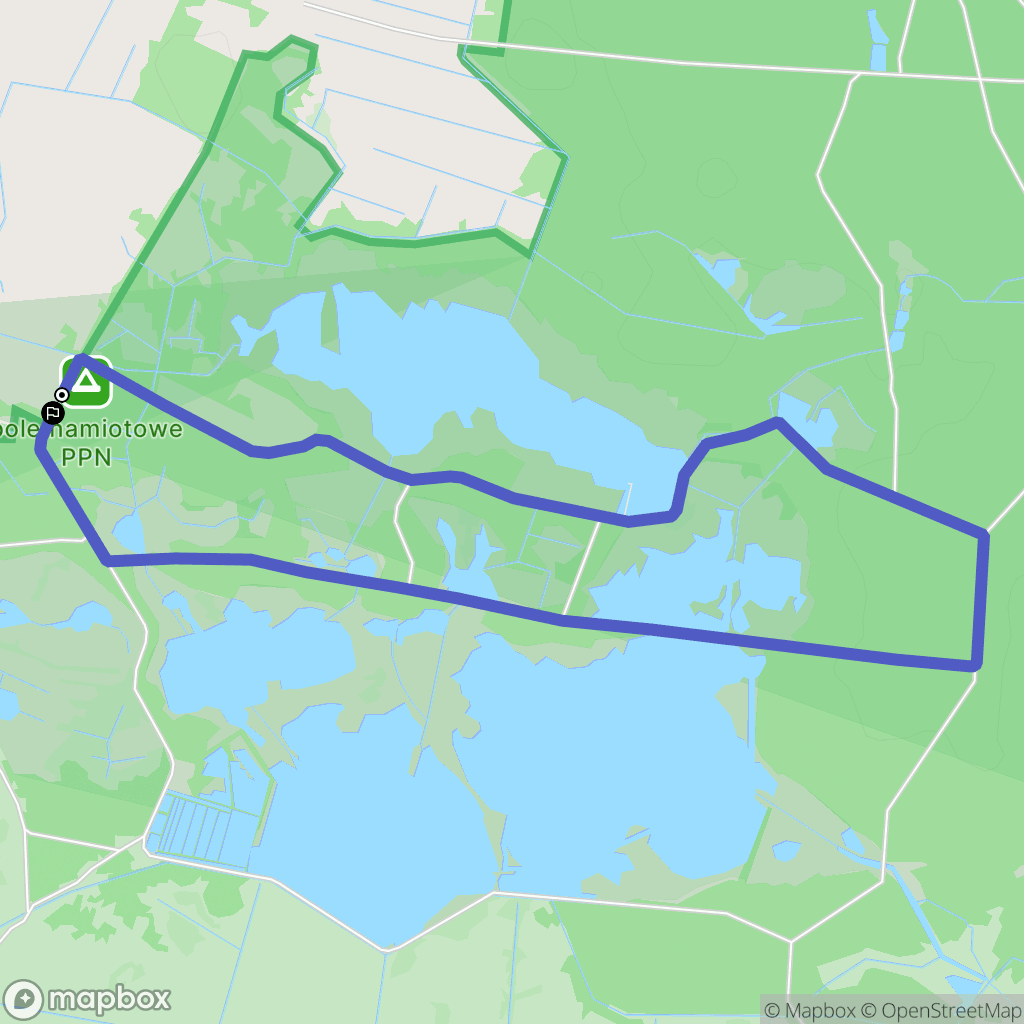 Pieszowola PGR: mapa trasy - Poland
