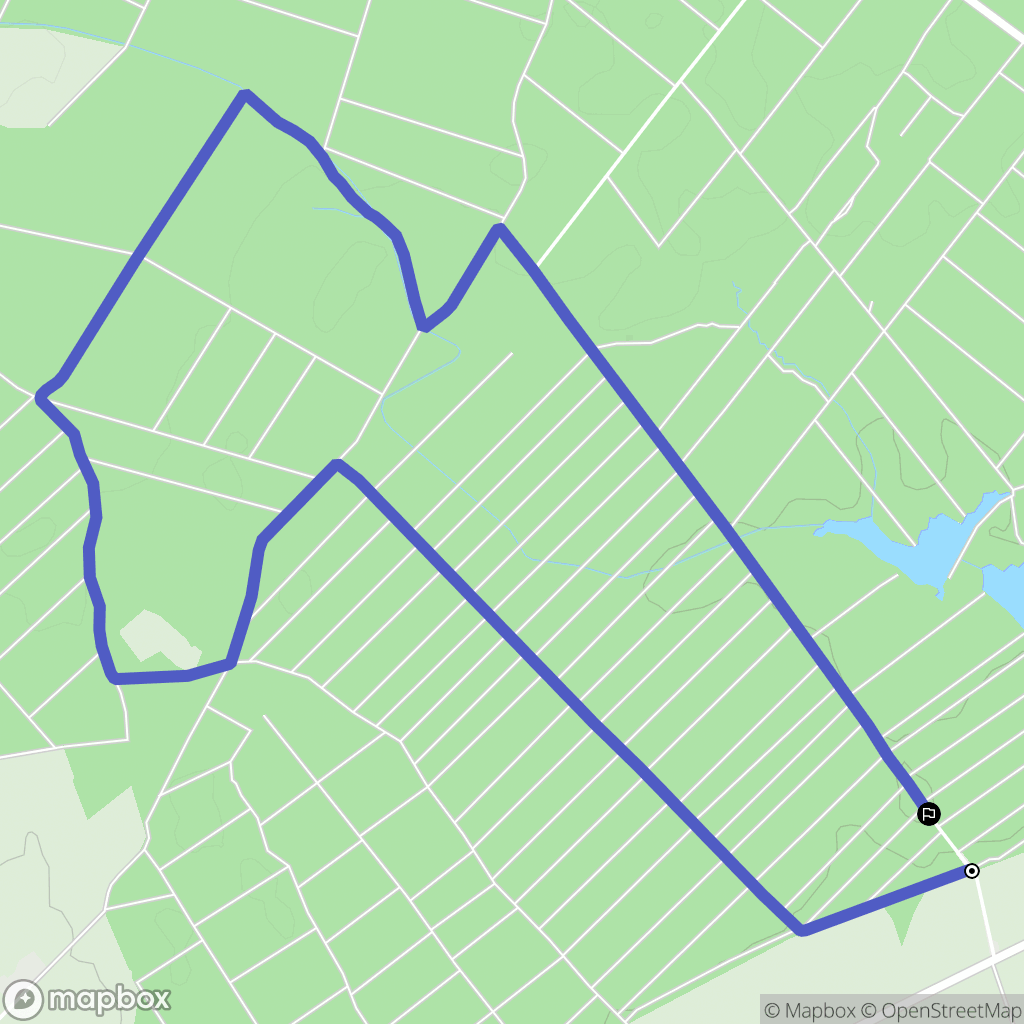 Saint-Ambreuil : carte du parcours de randonnée - France