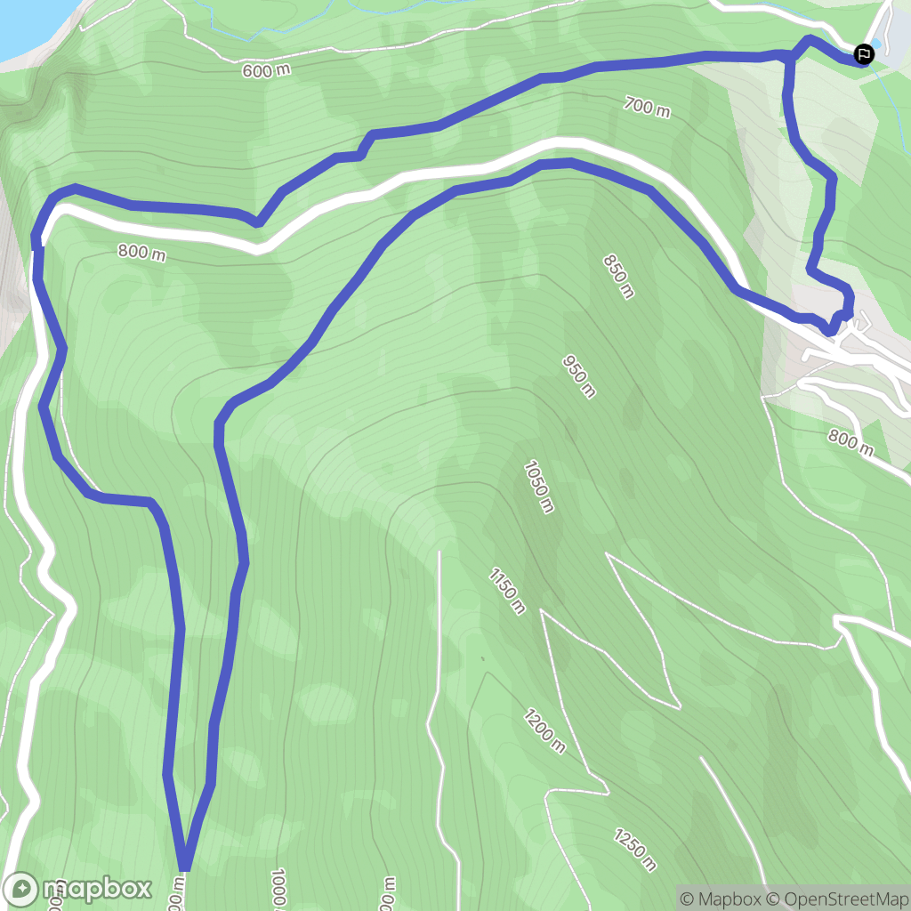 La Motte-Saint-Martin : carte du parcours de randonnée - France