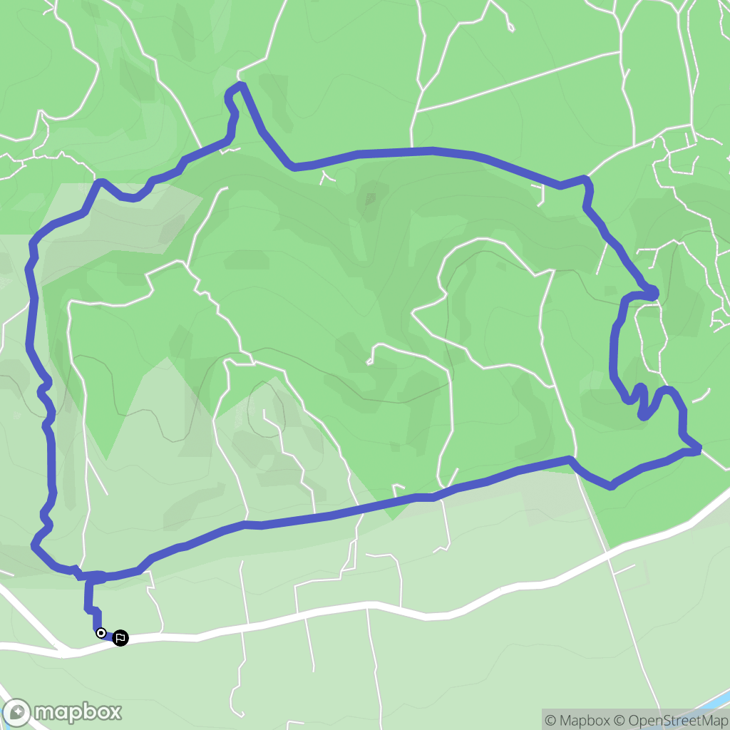 Eyguières : carte du parcours de randonnée - France