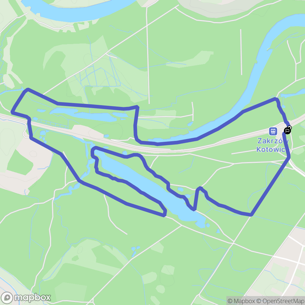 Kotowice: mapa trasy - Poland