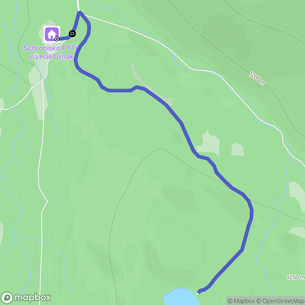 Zakopane: mapa trasy - Poland