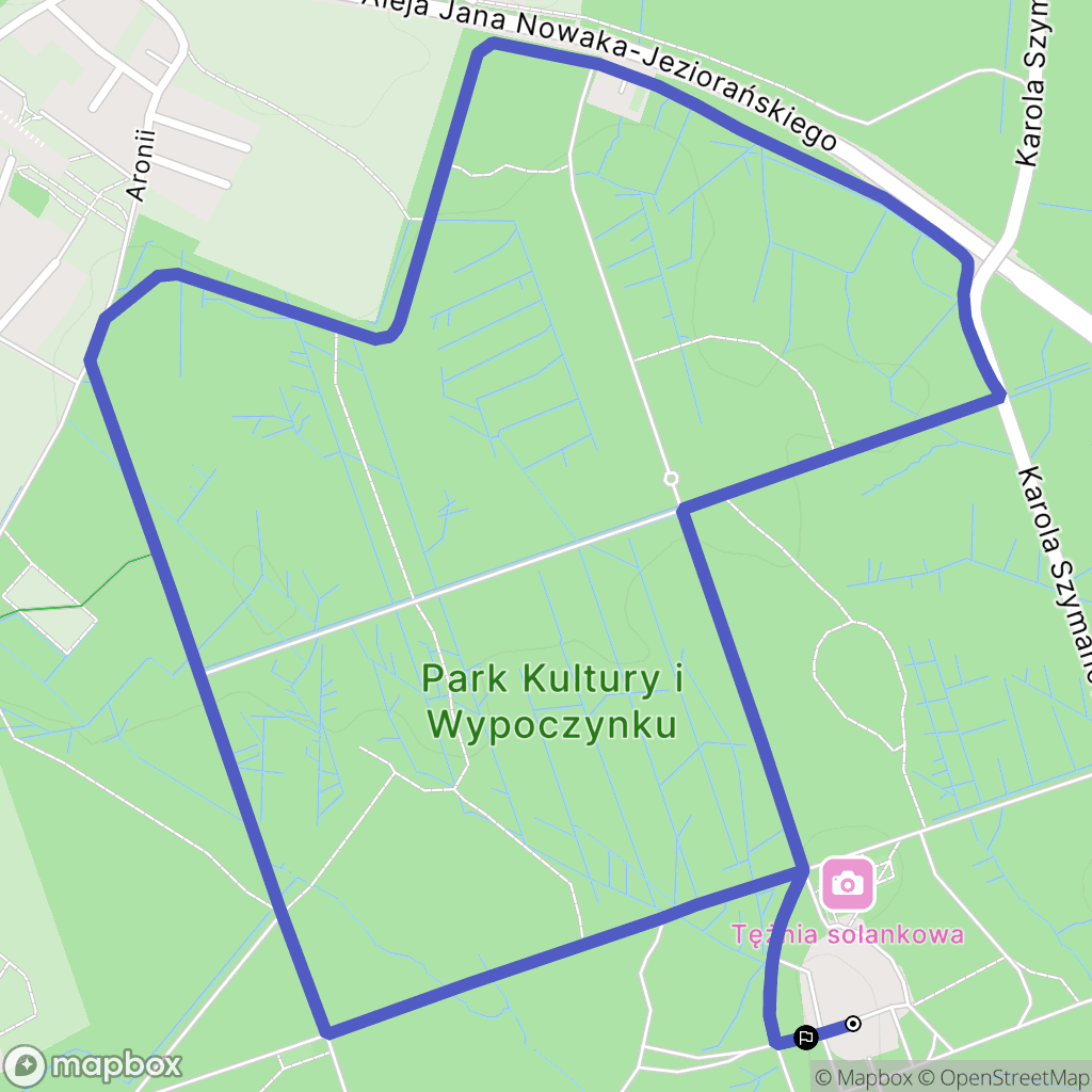 Gliwice: mapa trasy - Poland