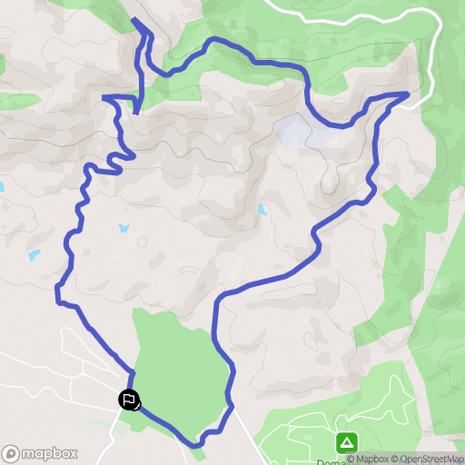 Puget-sur-Argens : carte du parcours de randonnée - France