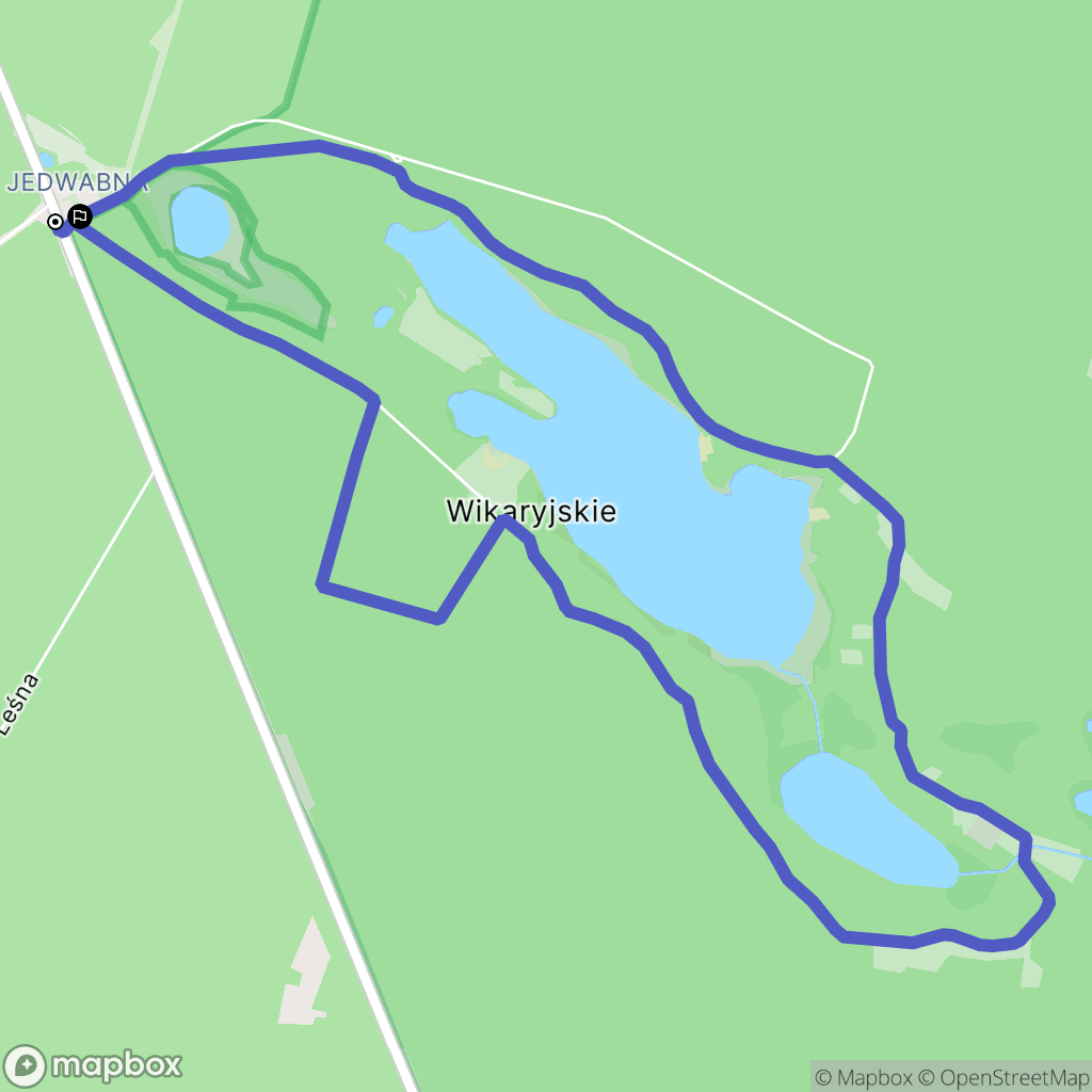 Pińczata: mapa trasy - Poland