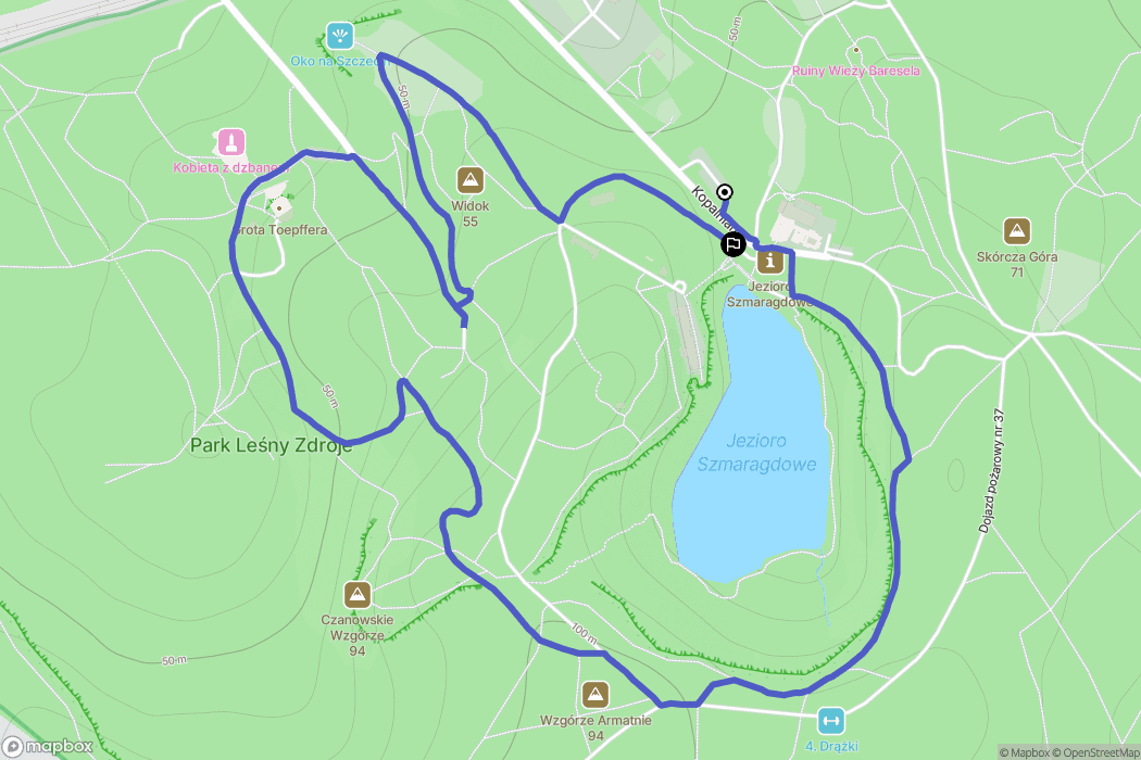 Szczecin: mapa trasy - Poland