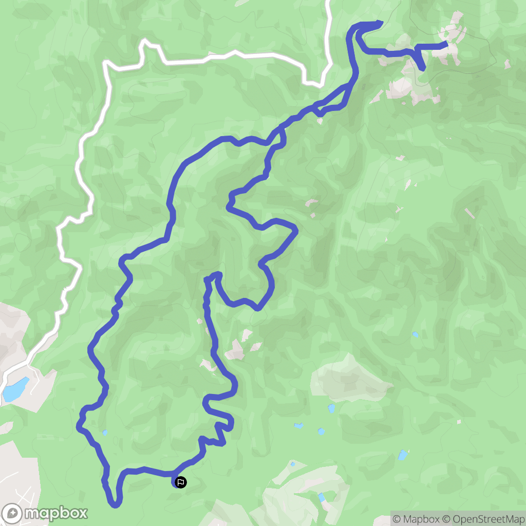 Fréjus : carte du parcours de randonnée - France