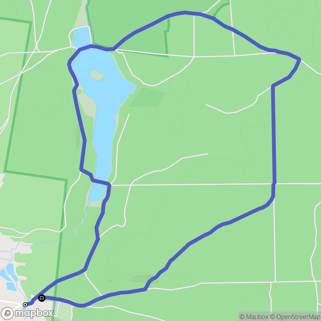 Ciasne: mapa trasy - Poland