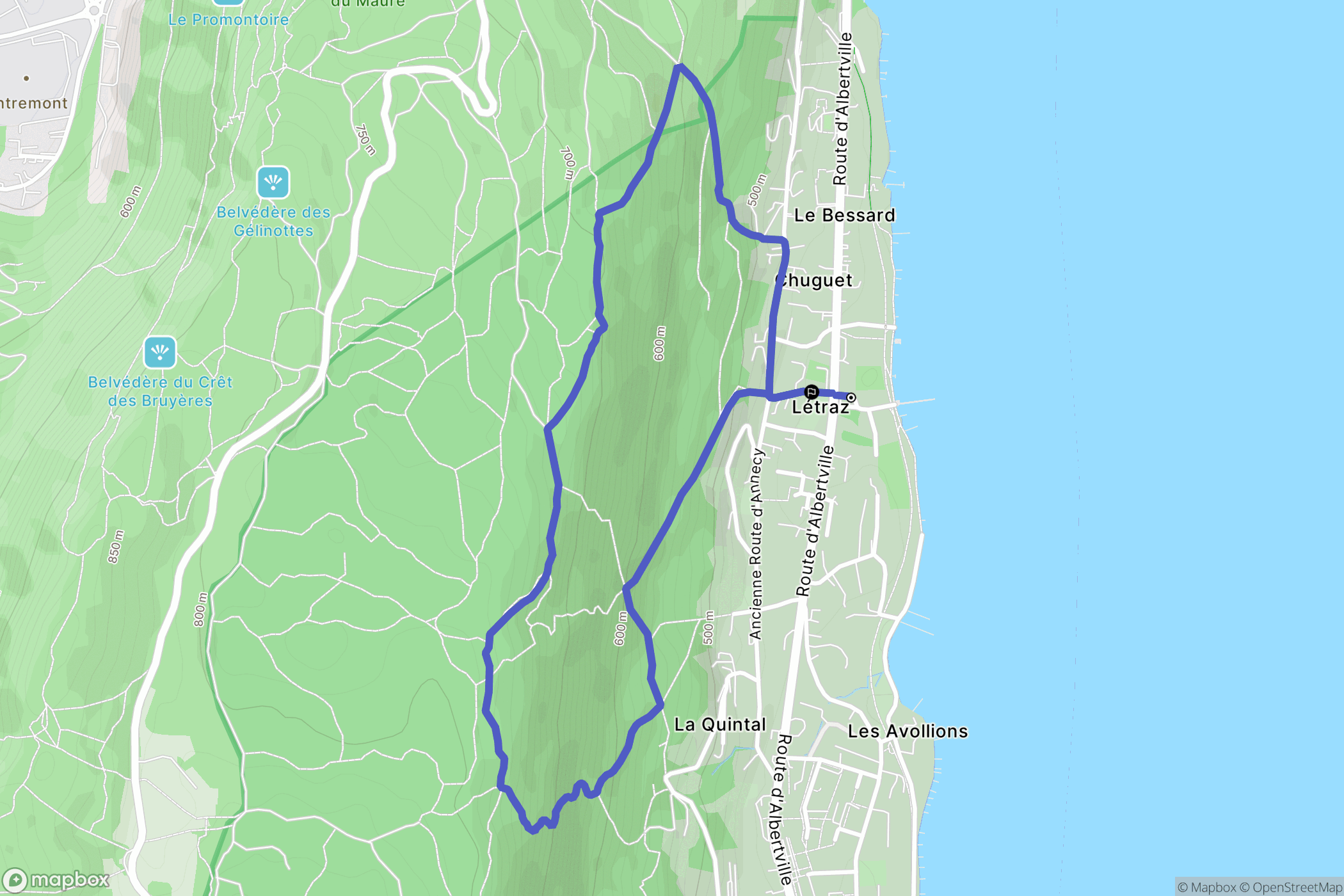Sévrier: routekaart voor buitenactiviteiten - France