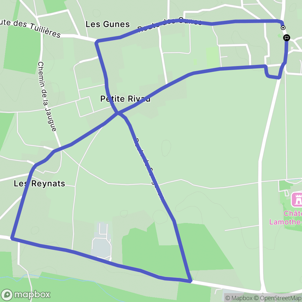 Cissac-Médoc : carte du parcours de randonnée - France