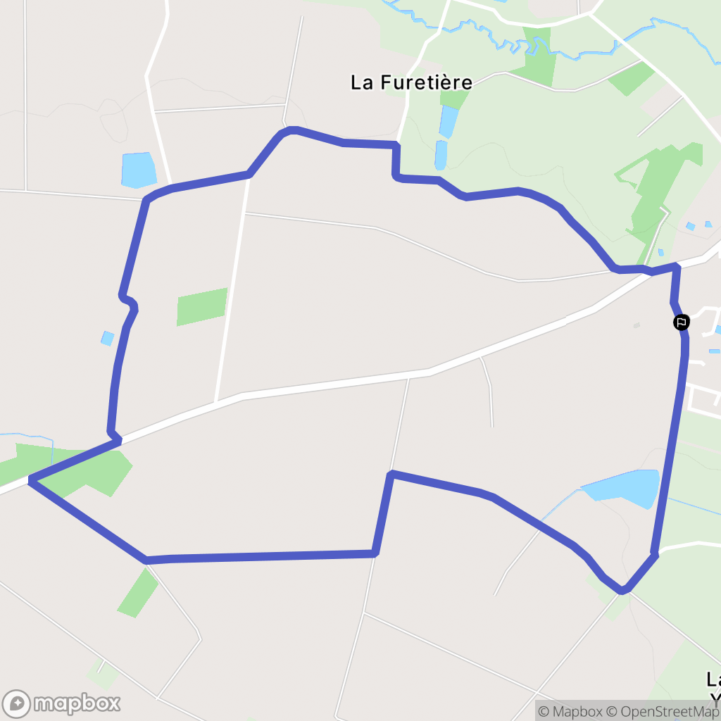 Saint-Paul-Mont-Penit : carte du parcours de randonnée - France