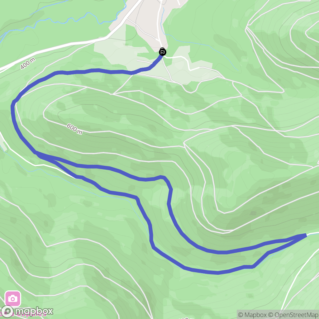 Luvigny : carte du parcours de randonnée - France