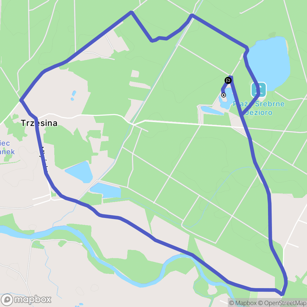Turawa: mapa trasy - Poland