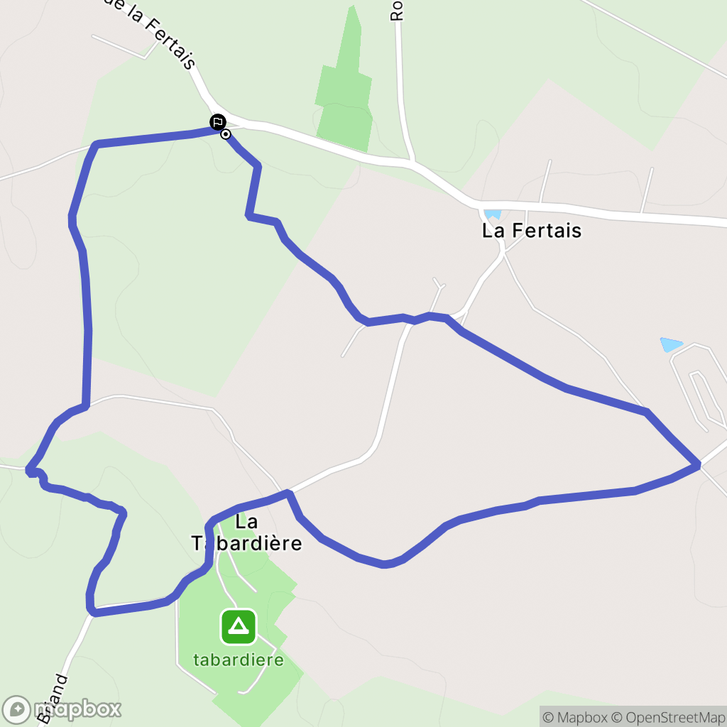 La Plaine-sur-Mer : carte du parcours de randonnée - France
