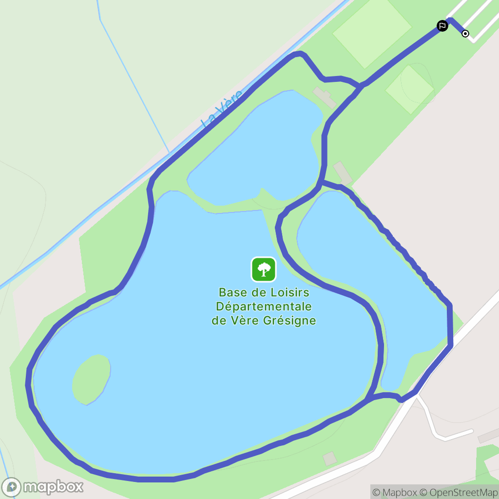 Castelnau-de-Montmiral : carte du parcours de randonnée - France
