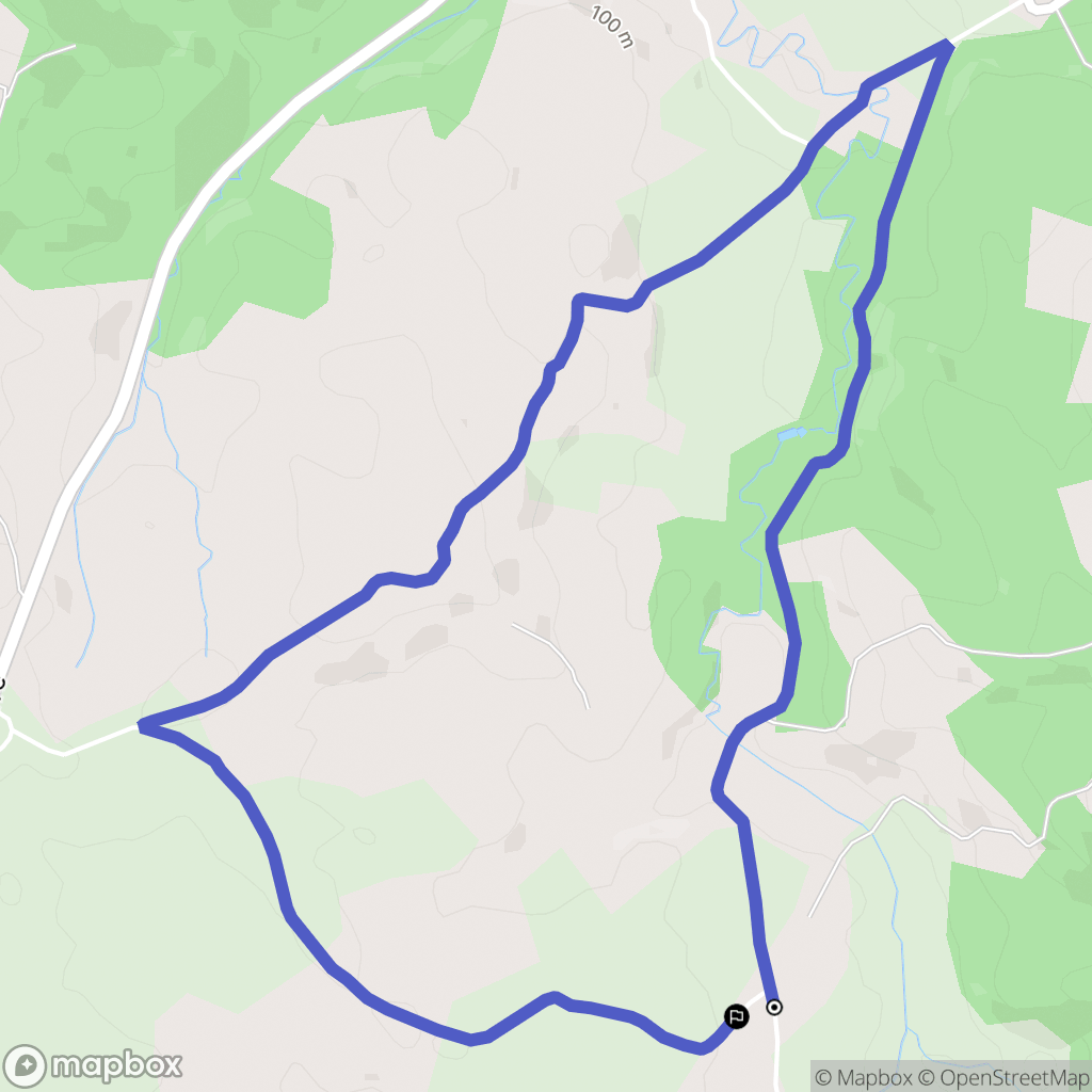 Domezain-Berraute : carte du parcours de randonnée - France