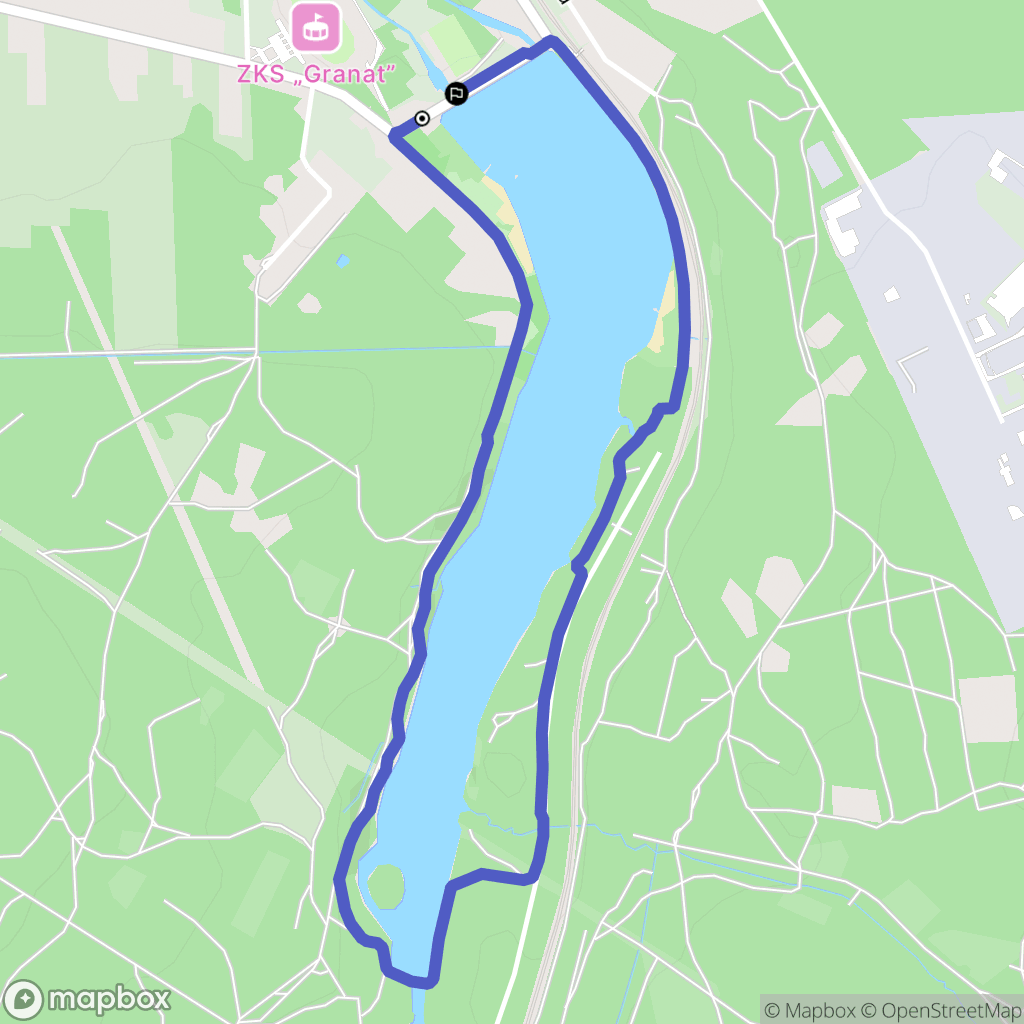 Skarżysko-Kamienna: mapa trasy - Poland