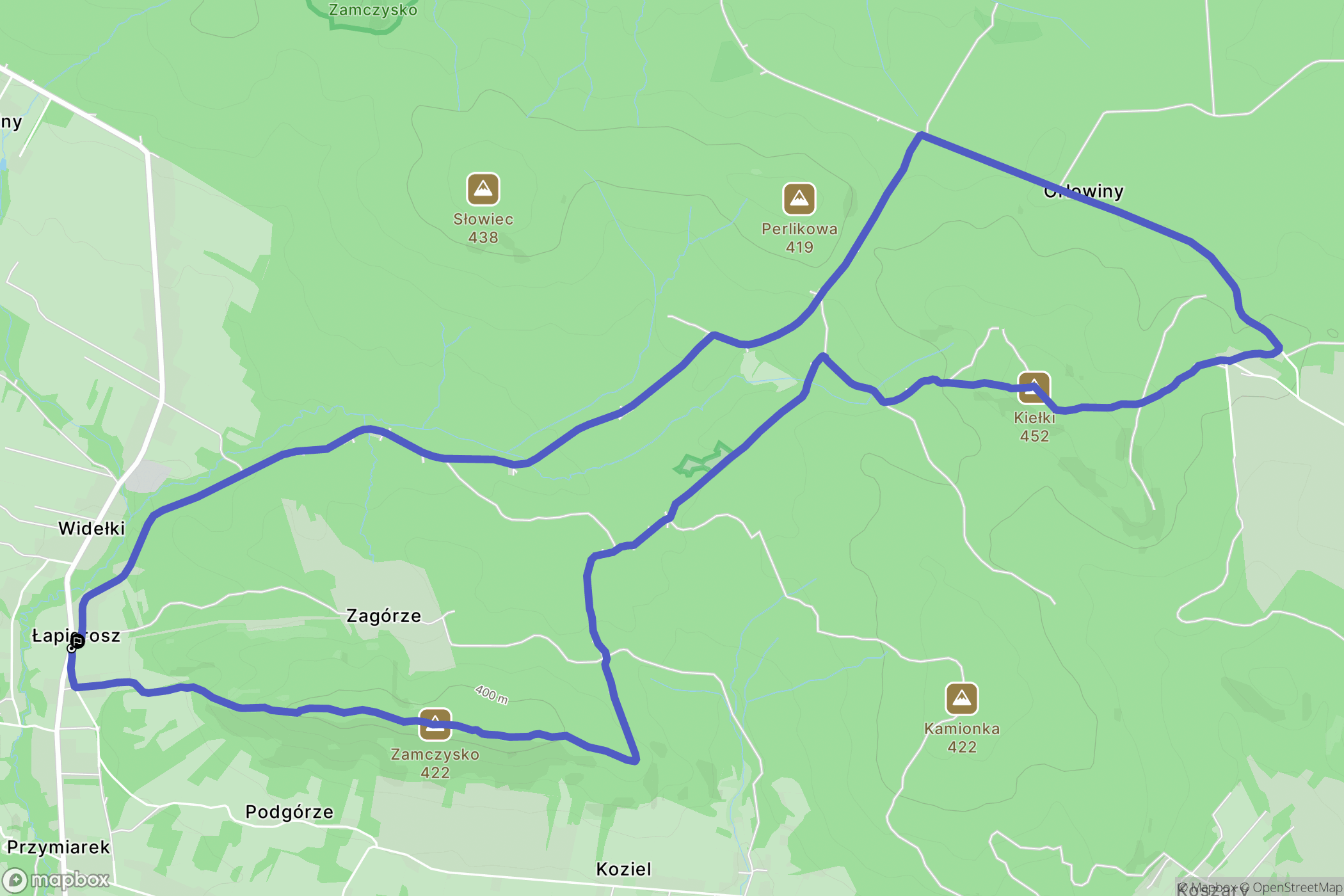 Nowa Huta: mapa trasy - Poland