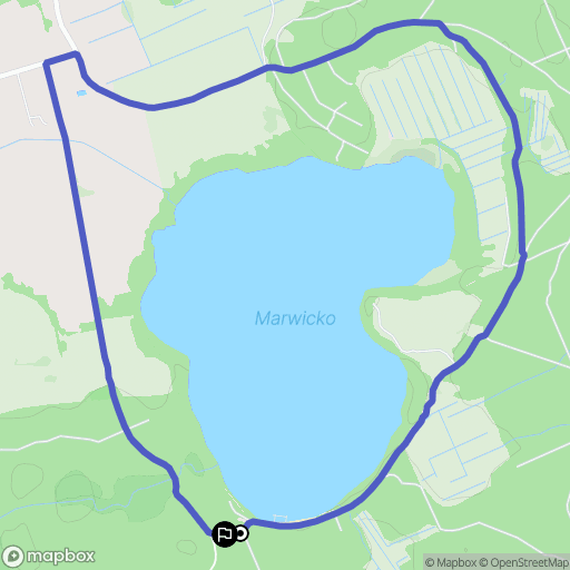 Ściechów: mapa trasy - Poland