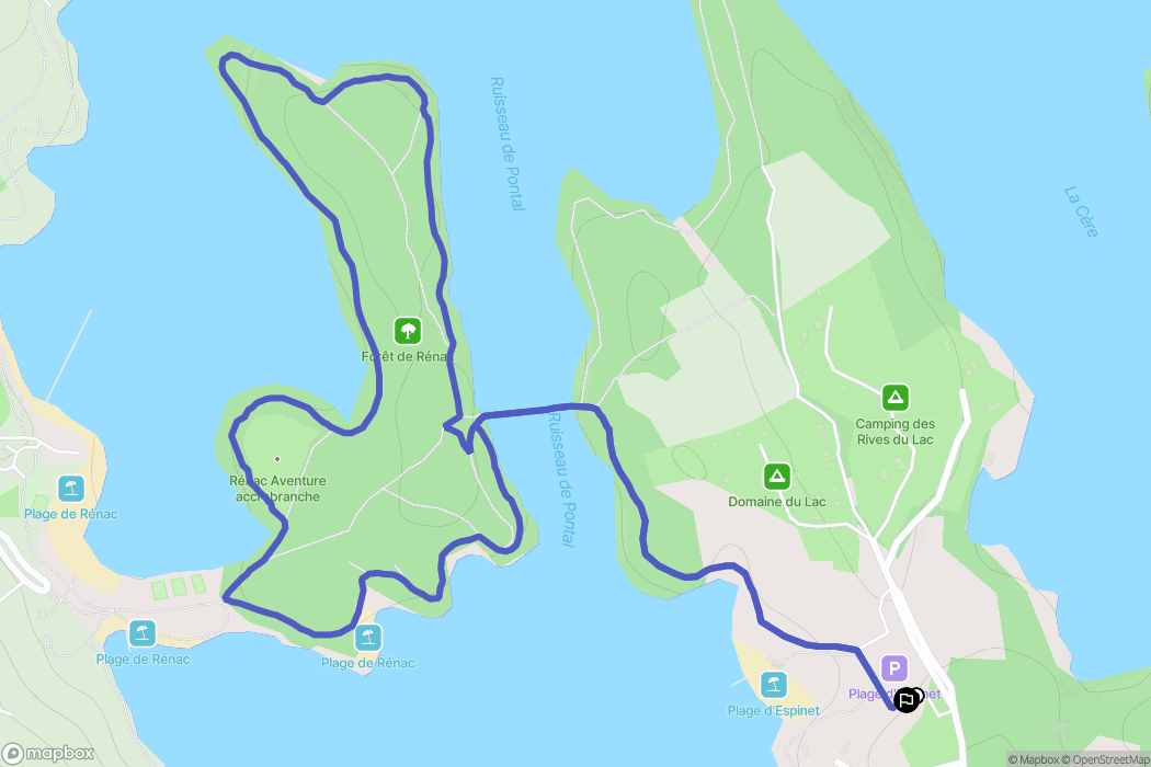 Saint-Gérons: routekaart voor buitenactiviteiten - France