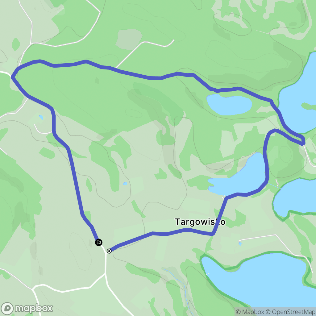 Czajewszczyzna: mapa trasy - Poland