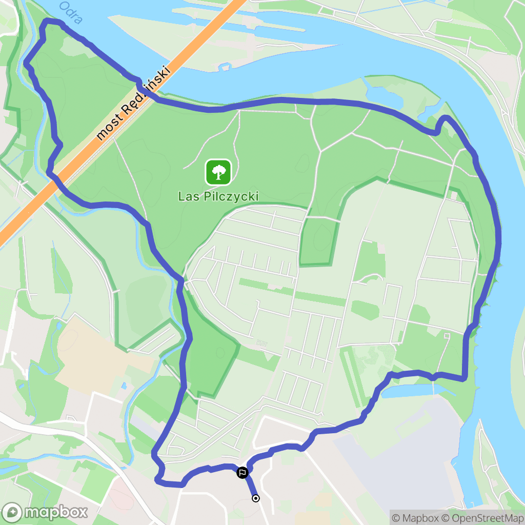 Wrocław: mapa trasy - Poland