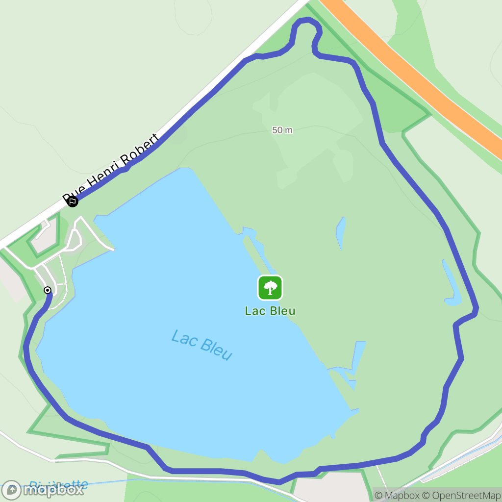 Rœux : carte du parcours de randonnée - France