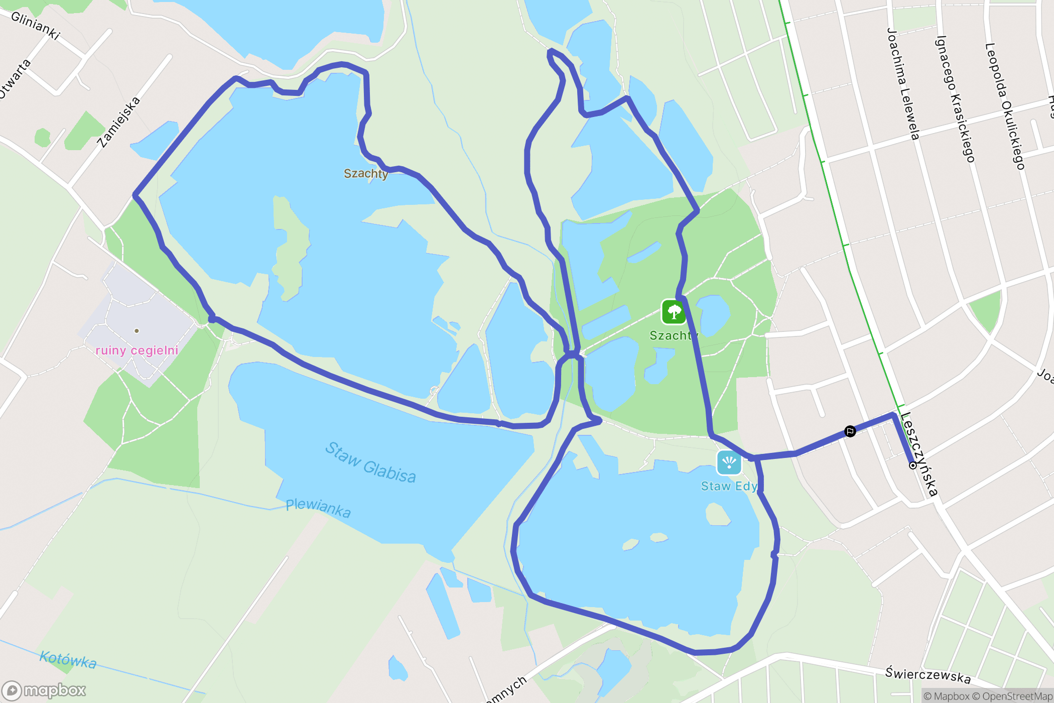 Poznań: mapa trasy - Poland