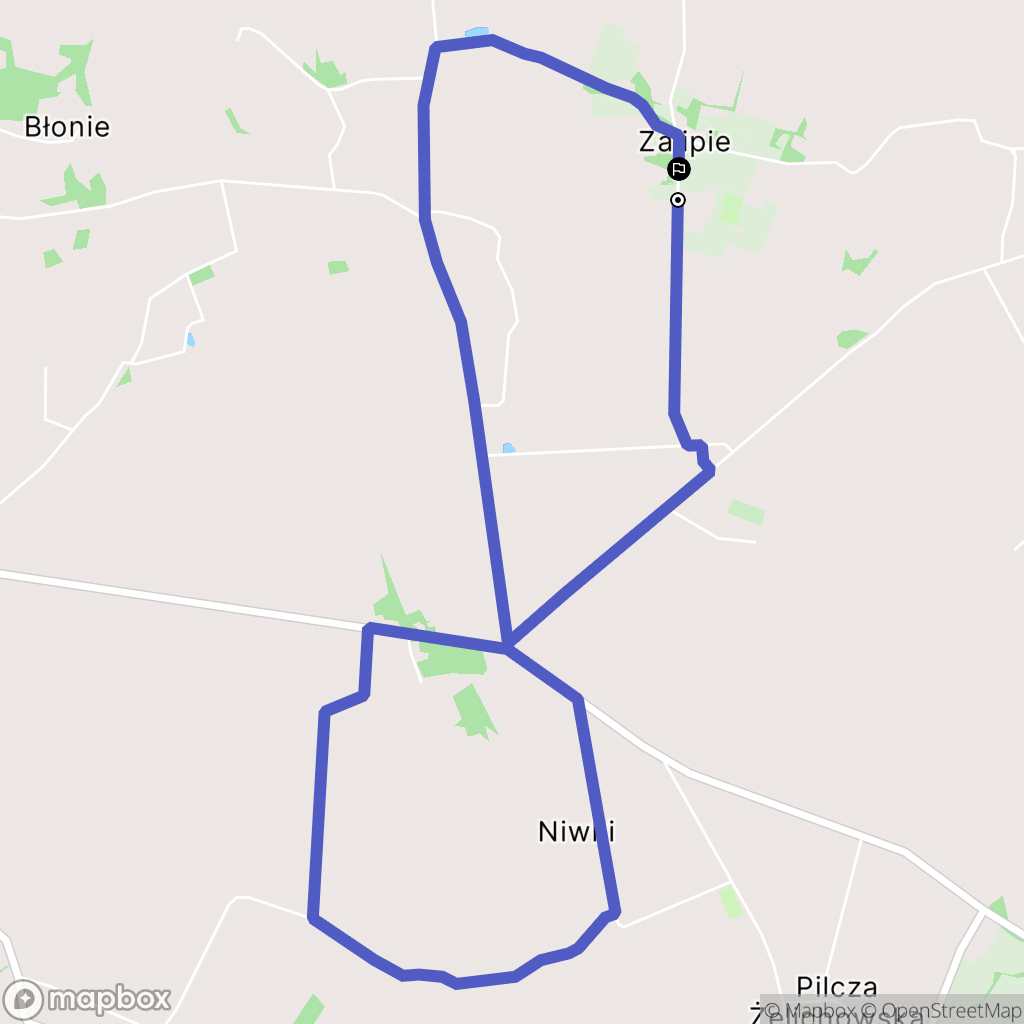 Zalipie: mapa trasy - Poland