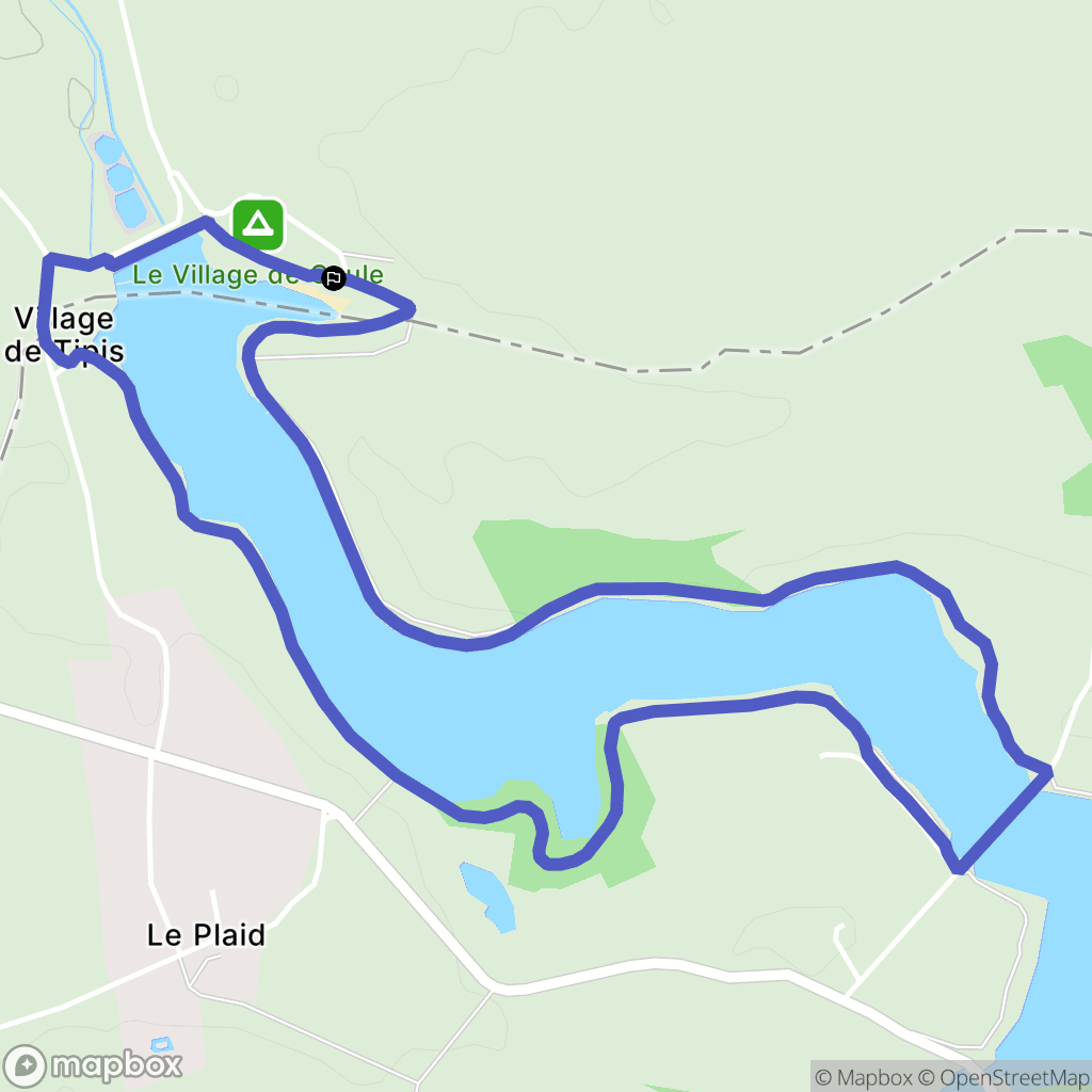 Bessais-le-Fromental : carte du parcours de randonnée - France