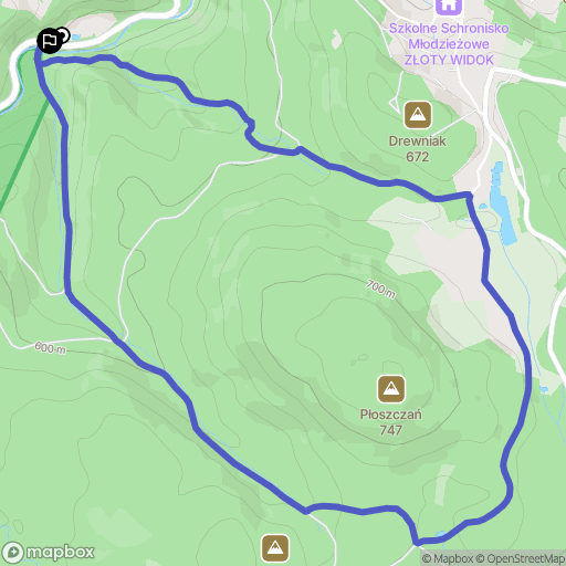 Piechowice: mapa trasy - Poland
