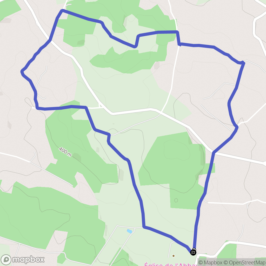 Arnaud-Guilhem : carte du parcours de randonnée - France