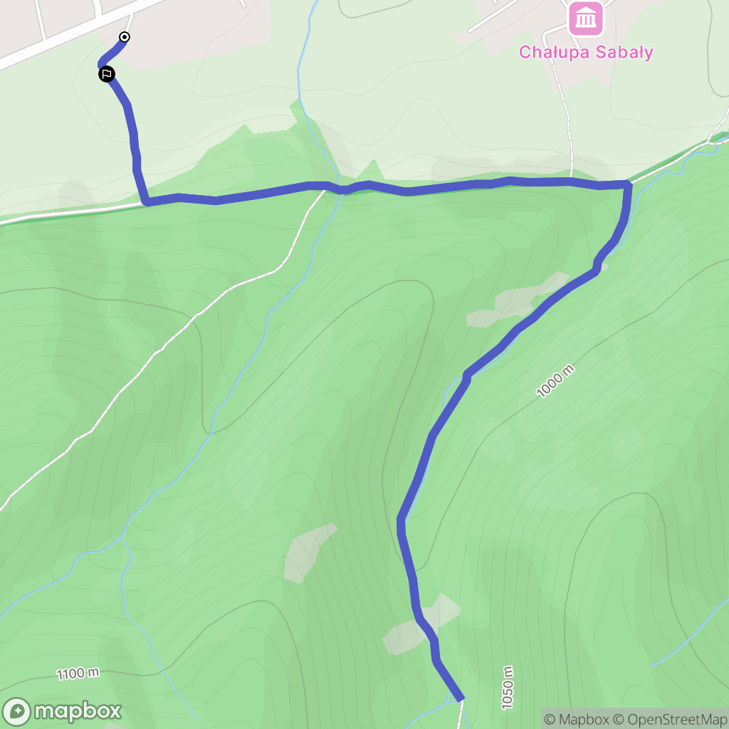 Zakopane: mapa trasy - Poland