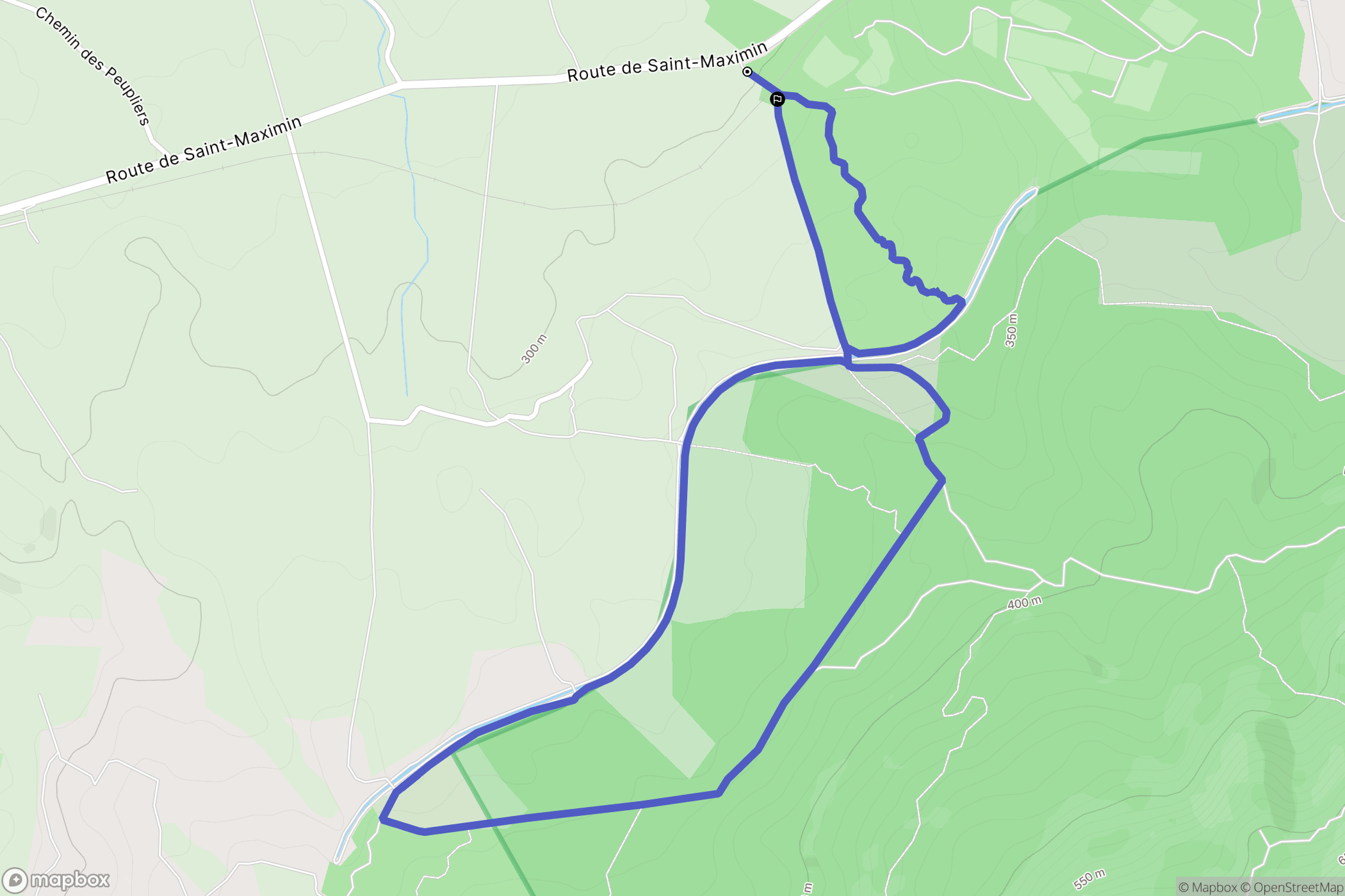 Pourrières: routekaart voor buitenactiviteiten - France