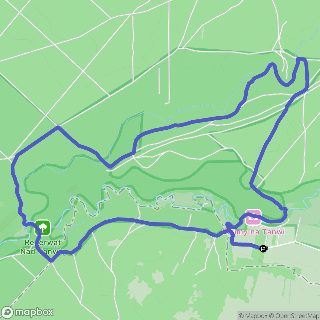 Huta Szumy: mapa trasy - Poland