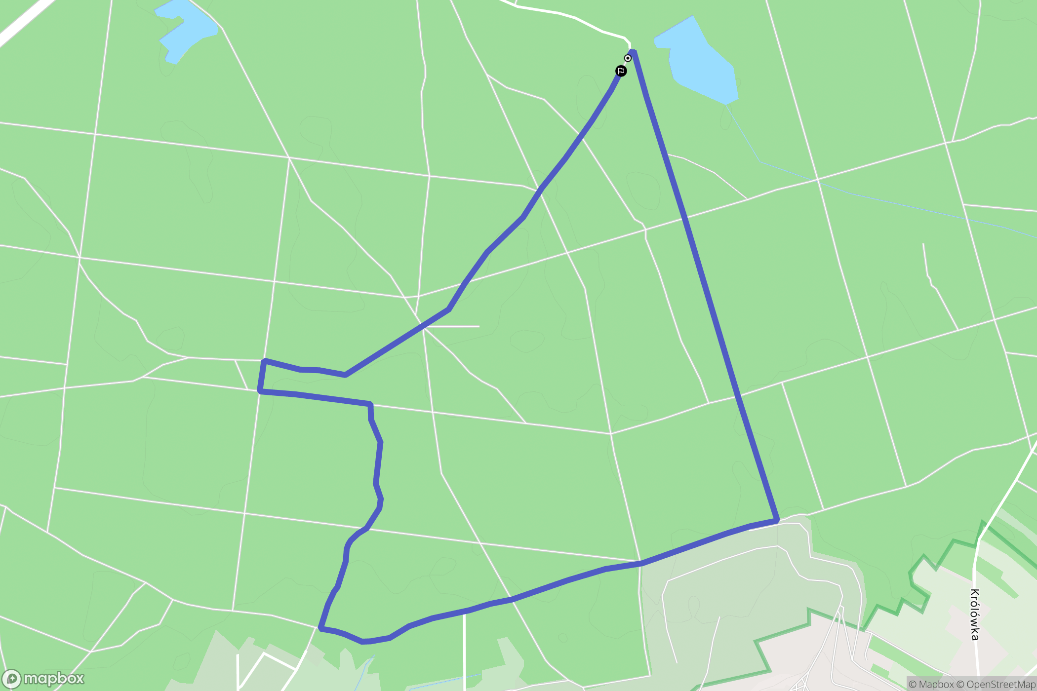 Orzesze: mapa trasy - Poland