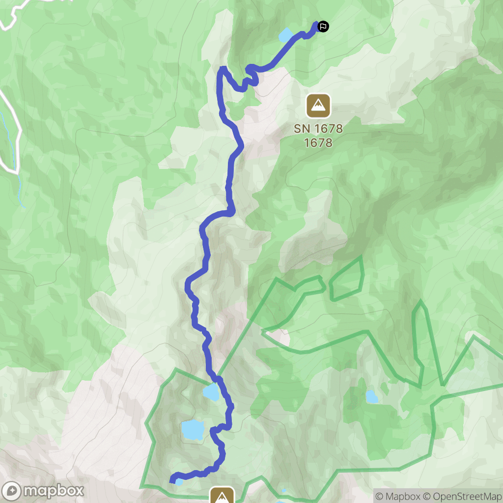 Montferrier : carte du parcours de randonnée - France
