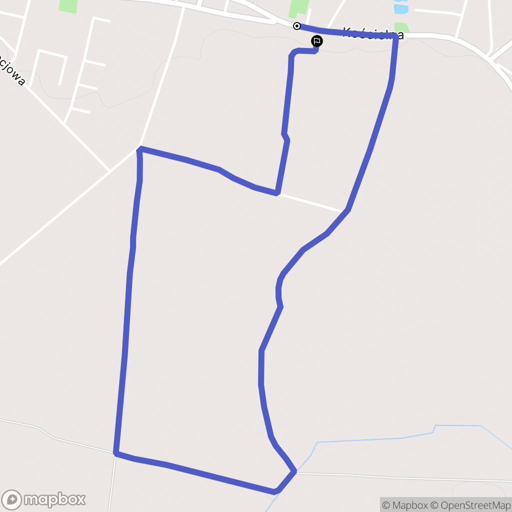 Wysoka: mapa trasy - Poland