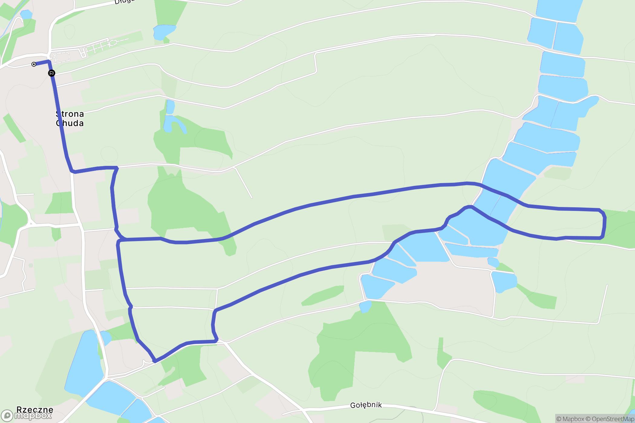 Bestwinka: mapa trasy - Poland