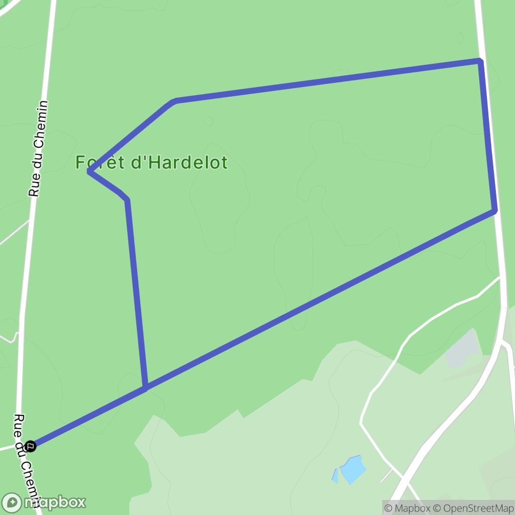 Neufchâtel-Hardelot : carte du parcours de randonnée - France