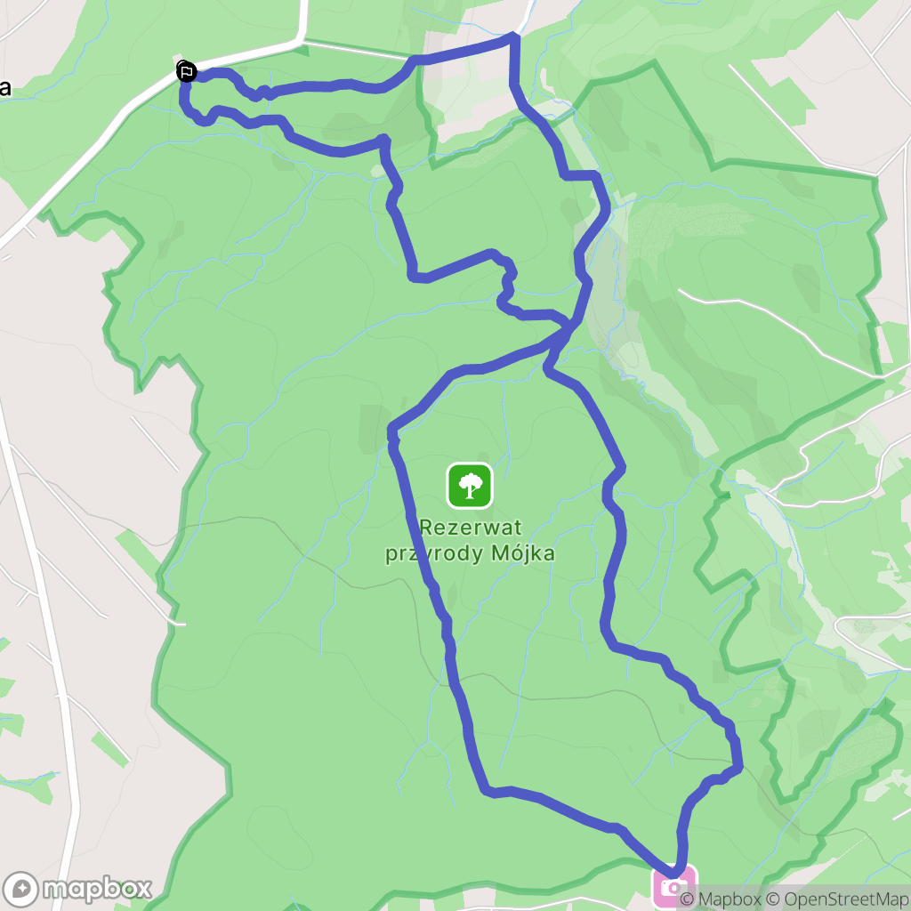 Kąkolówka: mapa trasy - Poland