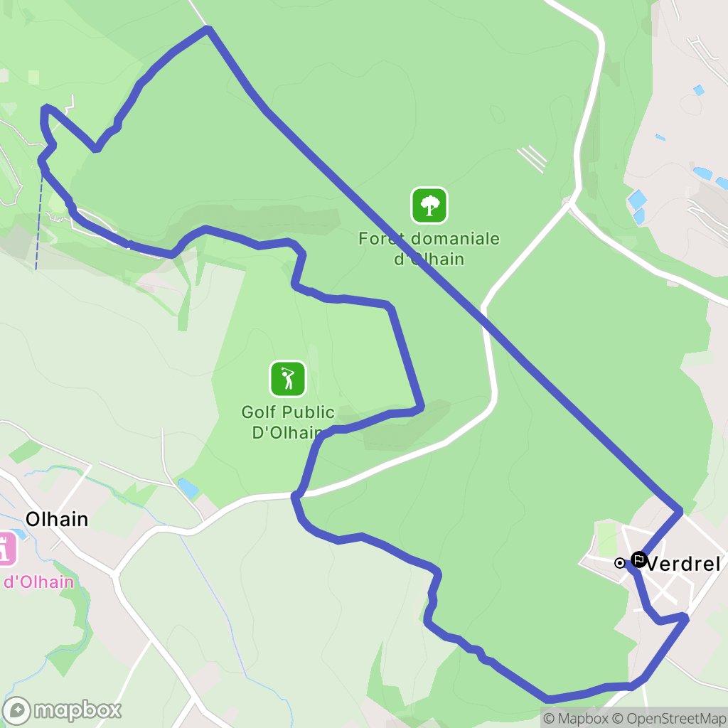 Fresnicourt-le-Dolmen : carte du parcours de randonnée - France